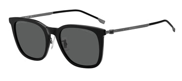 Men Hugo Boss Sunglasses: Boss 1347/F/SK - Black - SpecSMART Eye Clinic (Diagonal View)